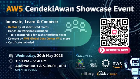 AWS CendekiAwan 2026: Showcase Event